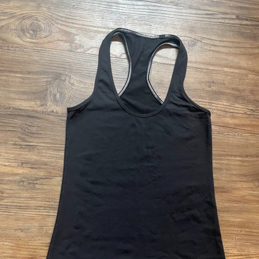 Lululemon Black Racer Back Tank 6